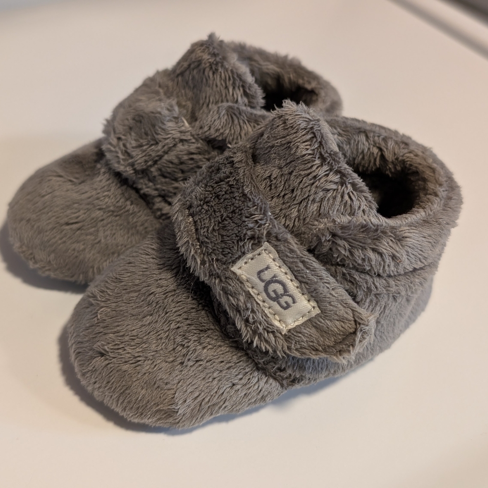 UGG Gray Baby Booties